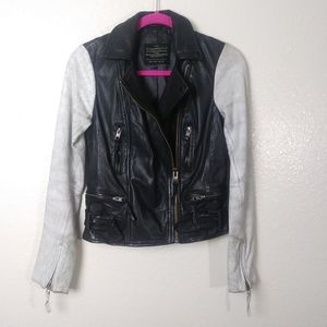 ALL SAINTS _ Albany Biker Leather Jacket. Size 2